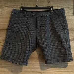 Scotch & Soda Navy Pattern Shorts